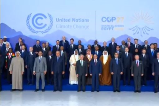 7/11/2022. Foto de familia en la COP27