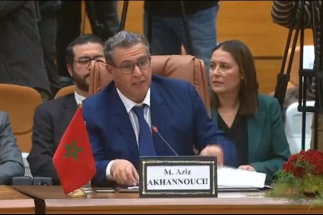 2/02/2023. Pedro Sánchez participa en la XII Reunión de Alto Nivel entre España y Marruecos (foto para vídeo). El jefe de Gobierno del Reino...