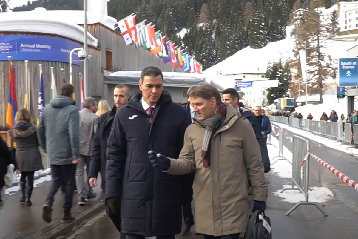 17/01/2024. Pedro Sánchez participa en la 54ª reunión anual del Foro Económico Mundial