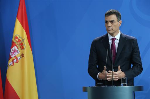 Pedro Sánchez recibe al presidente de la República del Ecuador, Lenín Moreno