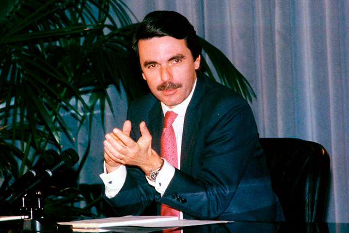 José María Aznar López, durante su etapa como presidente del Gobierno