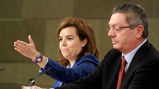 19/07/2013. Consejo de Ministros: Sáenz de Santamaría y Ruiz Gallardón
