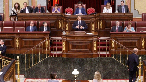 14/07/2010. Debate de Política General sobre el Estado de la Nación. El Presidente del Gobierno durante su intervención en el Debate sobre e...