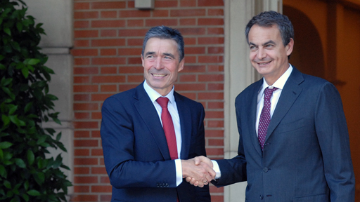 16/06/2011. Encuentro del presidente con el secretario general de la OTAN