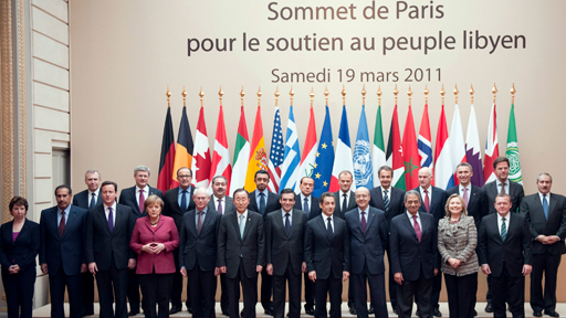 19/03/2011. El presidente asiste a la Cumbre de París para el apoyo al pueblo libio