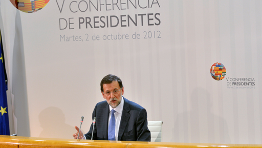 2/10/2012. Mariano Rajoy preside la V Conferencia de Presidentes