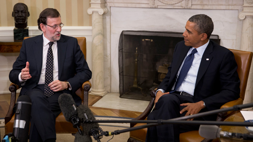 13/01/2014. Declaraciones a la prensa de Mariano Rajoy y Barack Obama