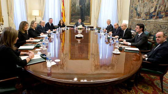 24/03/2014. Rajoy preside el Consejo de Ministros extraordinario
