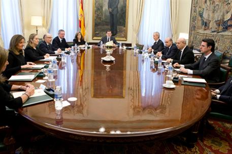 24/03/2014. Rajoy preside el Consejo de Ministros extraordinario