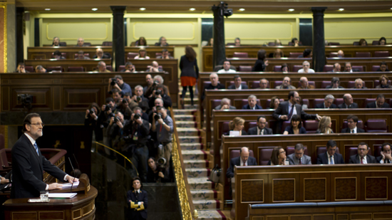 25/02/2014. Rajoy asiste al debate sobre el estado de la nación