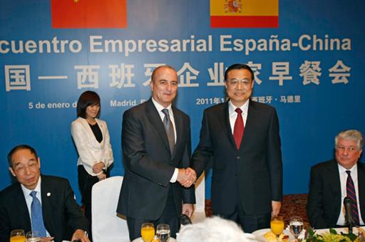 5/01/2011. España y China potencian su relación en materia energética y en la promoción de inversiones exteriores