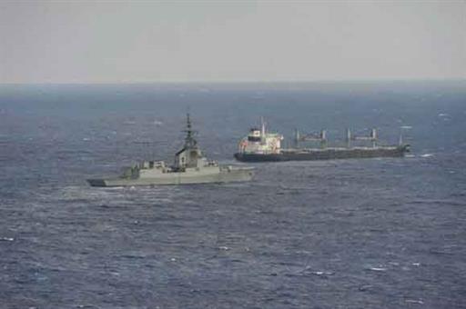 28/04/2011. Fragata Méndez Núñez en Libia