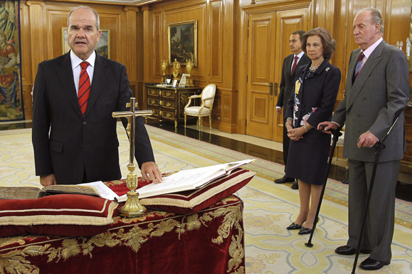 12/07/2011. El presidente asiste a la jura o promesa de los nuevos cargos del Gobierno