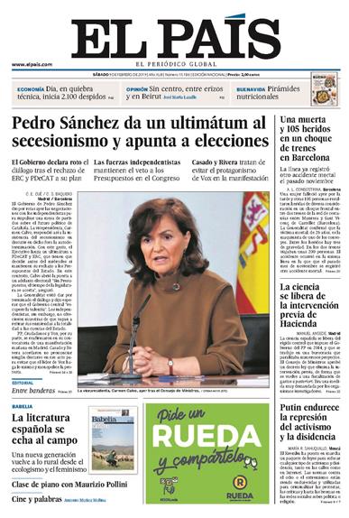 Portada EL PAIS