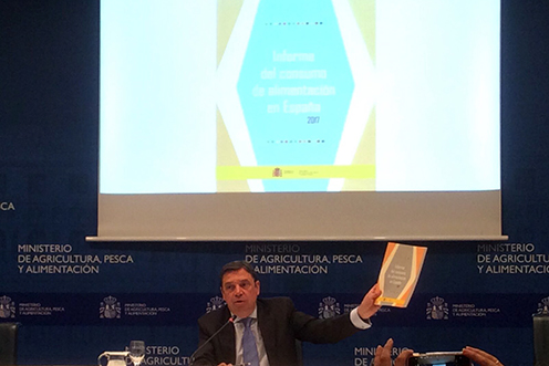3/07/2018. Informe del consumo de alimentación en España 2017