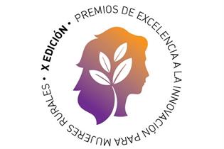 Cartel de la X Edición de los premios de excelencia a la innovación para mujeres rurales