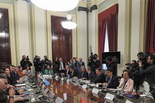 Reunión de los altos cargos del Minsiterio de Agricultura y los consejeros autonómicos