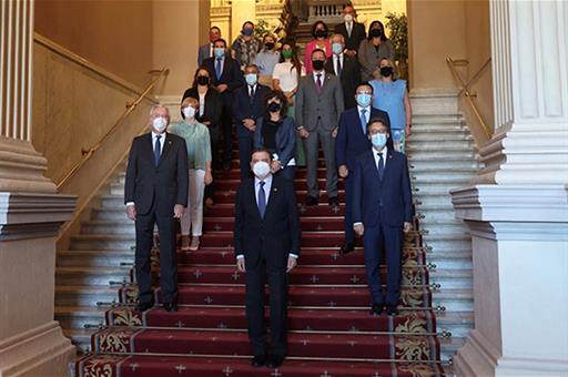 Foto de familia del ministro Planas con los titulares autonómicos