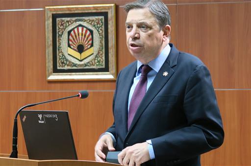 El ministro Luis Planas durante su intervención