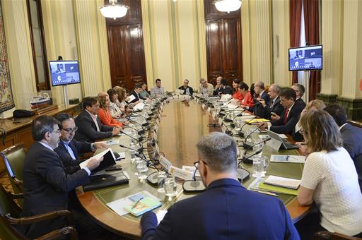 La Mesa de la Sequía, reunida bajo la presidencia del Subsecretario de Agricultura, Pesca y Alimentación.