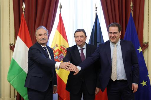 24/04/2023. Planas meets with the Ministers for Agriculture of Belgium and Hungary. The Minister for Agriculture, Fisheries and Food, Luis P...