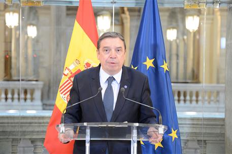 27/11/2023. Fishing multiannual quotas. The Minister for Agriculture, Fisheries and Food, Luis Planas, explains the agreements reached at the meeting