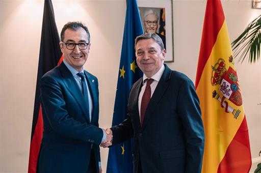 El ministro Luis Planas y el ministro federal de Alimentación y Agricultura de Alemania, Cem Özdemir