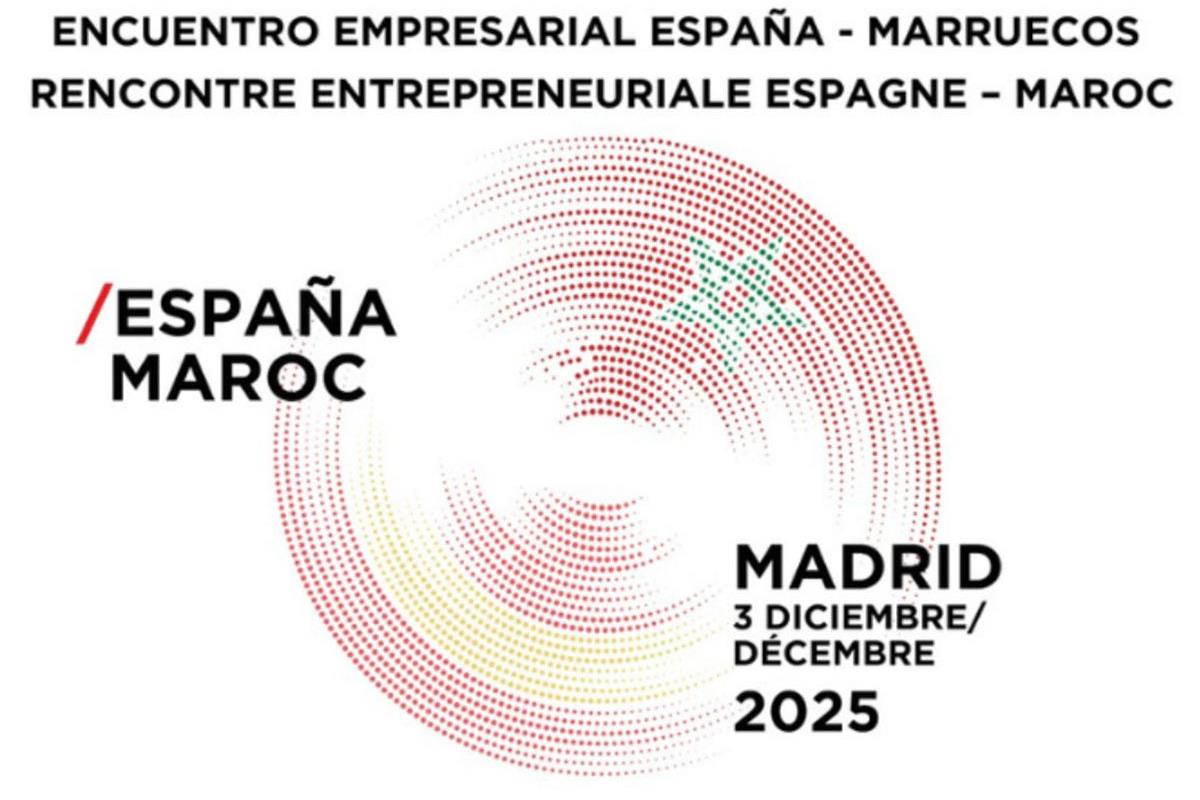3/12/2025. Business meeting between Spain and Morocco. Business meeting poster