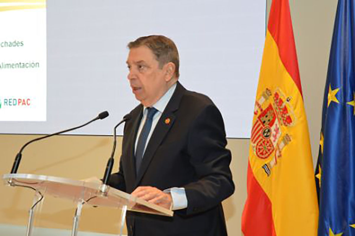 El ministro en su intervención