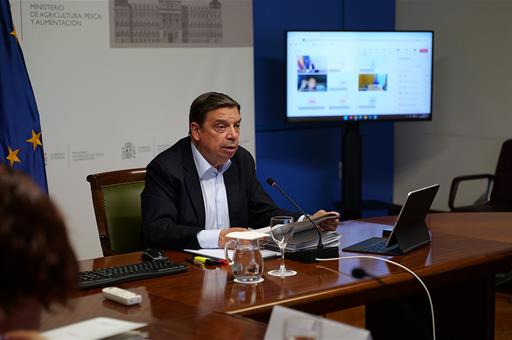 El ministro Luis Planas durante su intervención