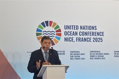 El ministro de Agricultura, Pesca y Alimentación, Luis Planas, durante su participación en el evento