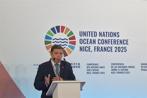 El ministro de Agricultura, Pesca y Alimentación, Luis Planas, durante su participación en el evento