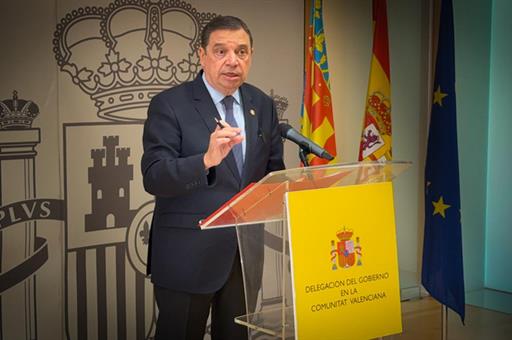 El ministro durante su intervención