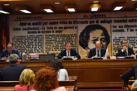 El ministro de Agricultura, Pesca y Alimentación, Luis Planas, durante su intervención