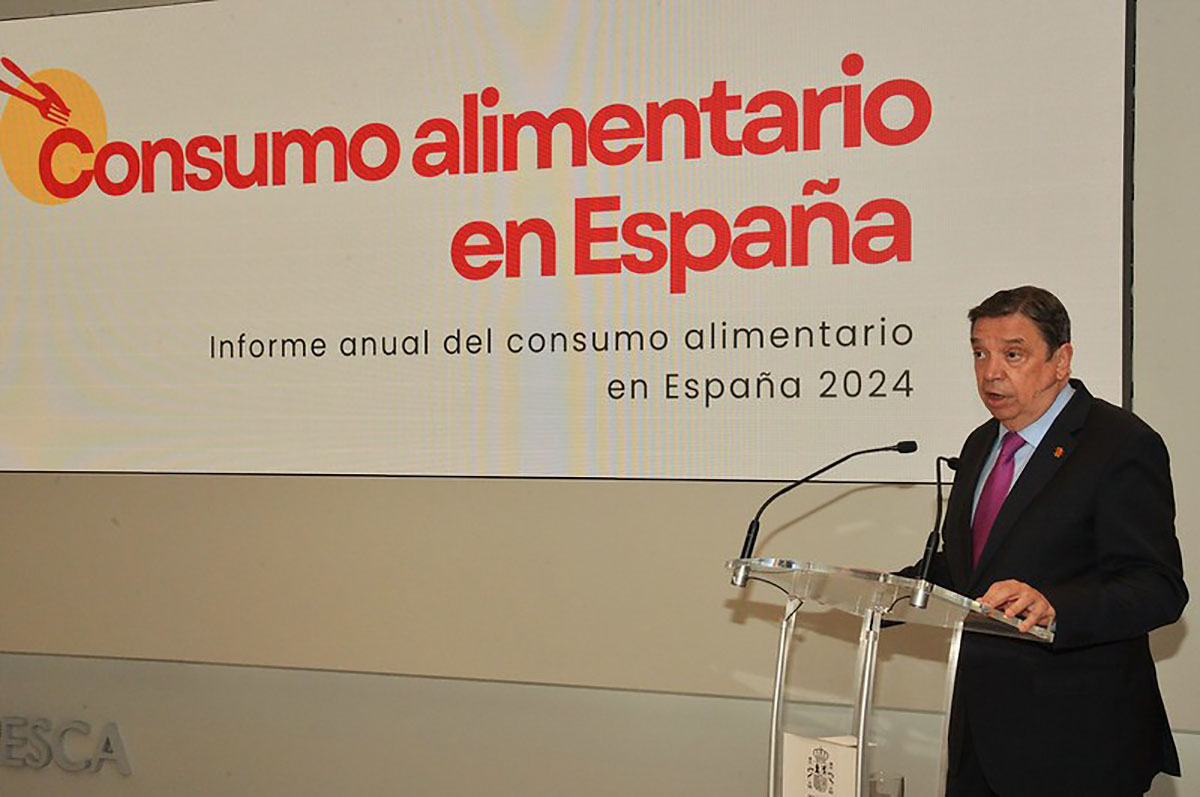 El ministro durante su intervención