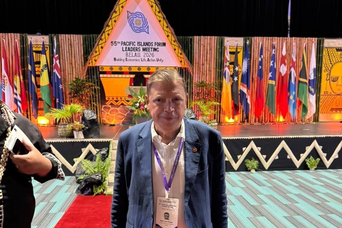 El ministro de Agricultura, Pesca y Alimentación, Luis Planas, asiste a la reunión de líderes del Foro de las Islas del Pacífico