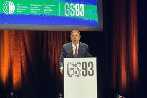 El ministro Planas interviene en la inauguración de la 93ª Asamblea General de la Organización Mundial de Sanidad Animal