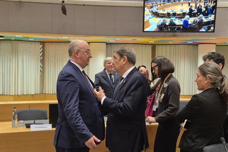 El ministro de Agricultura, Pesca y Alimentación, Luis Planas, asiste al Consejo de Ministros de Agricultura y Pesca de la UE