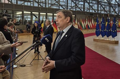 El ministro en su intervención