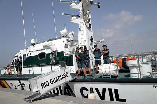 Patrullera de la Guardia Civil para la inspección de pesca