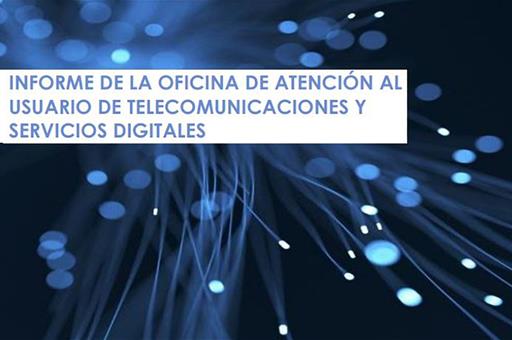 Portada del informe de la Oficina de Atención al Usuario de Telecomunicaciones