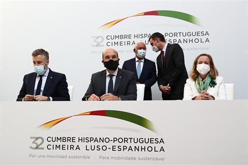 Nadia Calviño, en la firma de acuerdos de la XXXII Cumbre Hispano-Portuguesa