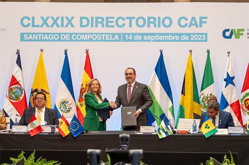 14/09/2023. Spain formalises its contribution to the capital increase of CAF, the development bank for Latin America and the Caribbean. Meet...