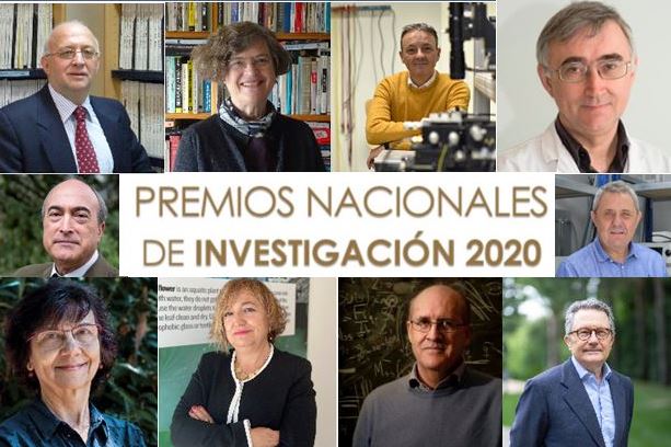 Galardonados con los Premios Nacionales de Investigación 2020