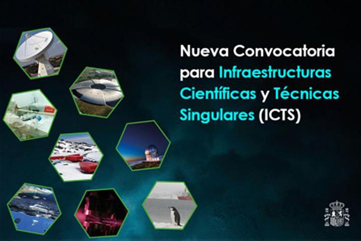 Convocatoria para Infraestructuras Científicas y Técnicas Singulares 