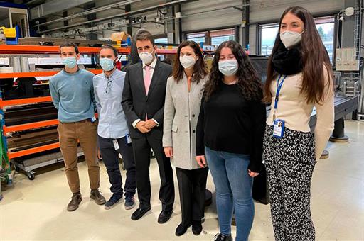 La secretaria general de Investigación del Ministerio de Ciencia e Innovación, Raquel Yotti, visita el CERN