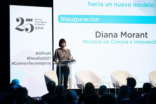 Diana Morant durante el acto