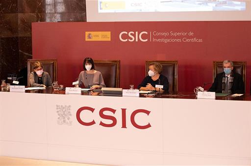 La ministra Morant durante su intervención
