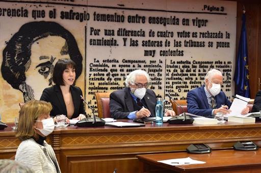 Diana Morant durante su intervención en el Senado