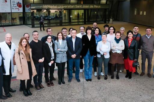 La ministra de Ciencia e Innovación, Diana Morant, visita el Hospital Universitari San Joan de Reus